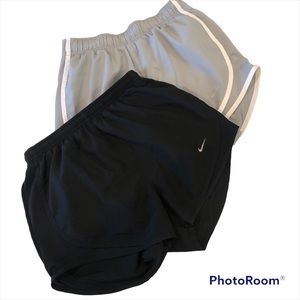 TWO pair NIKE DRI-FIT shorts